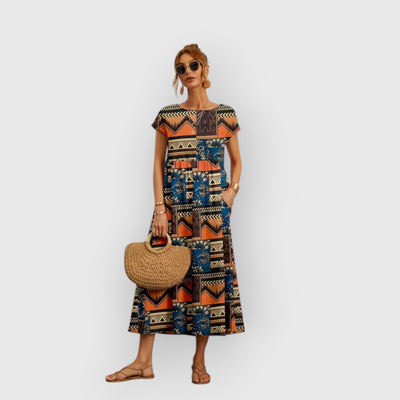 ELENA™ | Robe manches courtes