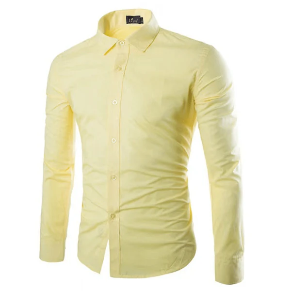 Chemise habillée homme – Coupe slim – Tissu respirant – Entretien facile – Manches longues