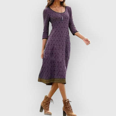 Elisa™ | Robe Midi Fluide