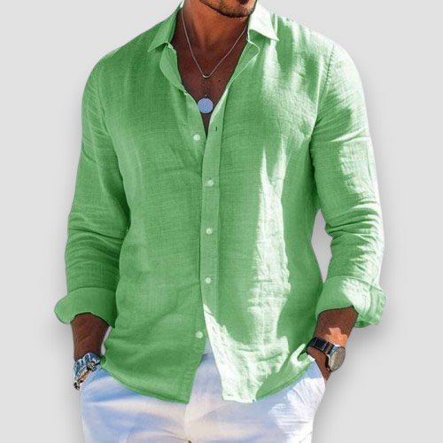 Lucien – Chemise Décontractée Légère à Boutons
