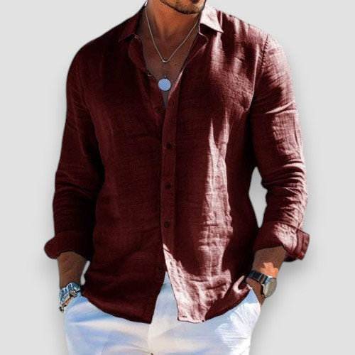 Lucien – Chemise Décontractée Légère à Boutons