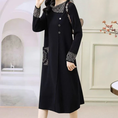JUNIA - Robe Épaissie Élégante pour Femmes