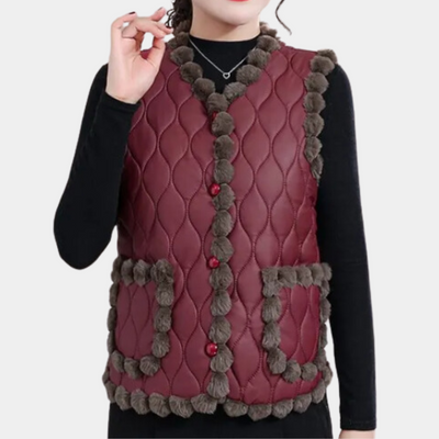 DELFINA - Gilet Raffiné pour Femmes