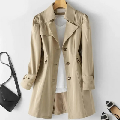 Laurian™ | Luxe Léger dans un Trenchcoat Intemporel