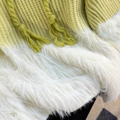 CYRENA - Pull à capuche tricoté moderne et doux