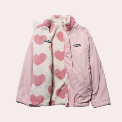 EDEN - Veste Réversible en Hiver Chaud pour Femmes