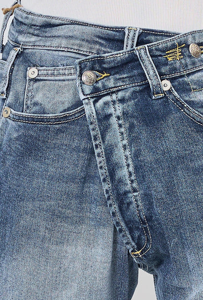 Zoe™ | Jean Loose Fermeture Asymétrique