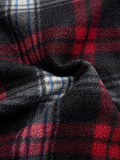 Sweat à capuche en flanelle doublé polaire Teddy