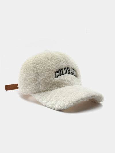 Casquette de baseball en peluche brodée Colorado