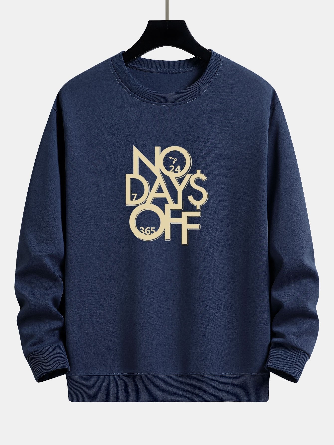Sweat-shirt décontracté imprimé No Days Off