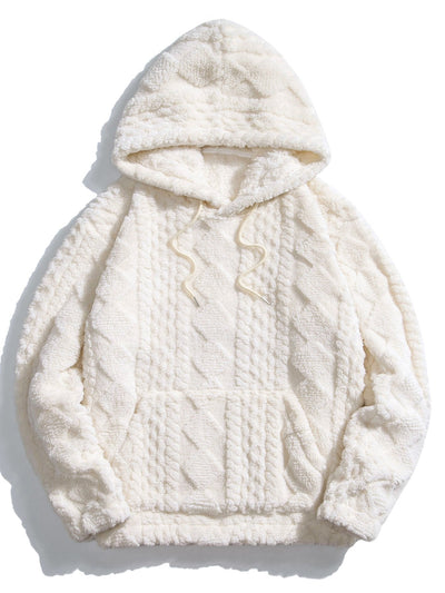 Sweat à capuche et pantalon de jogging en jacquard géométrique