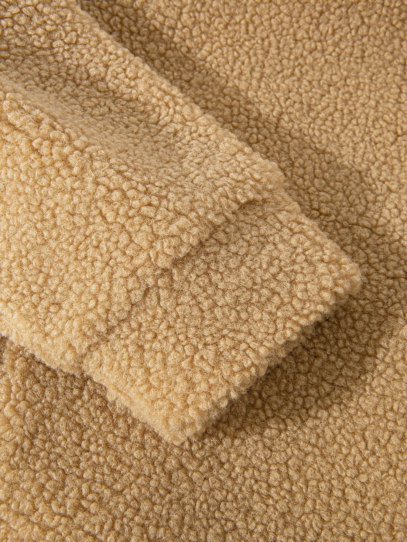 Manteau polaire Teddy à blocs de couleurs
