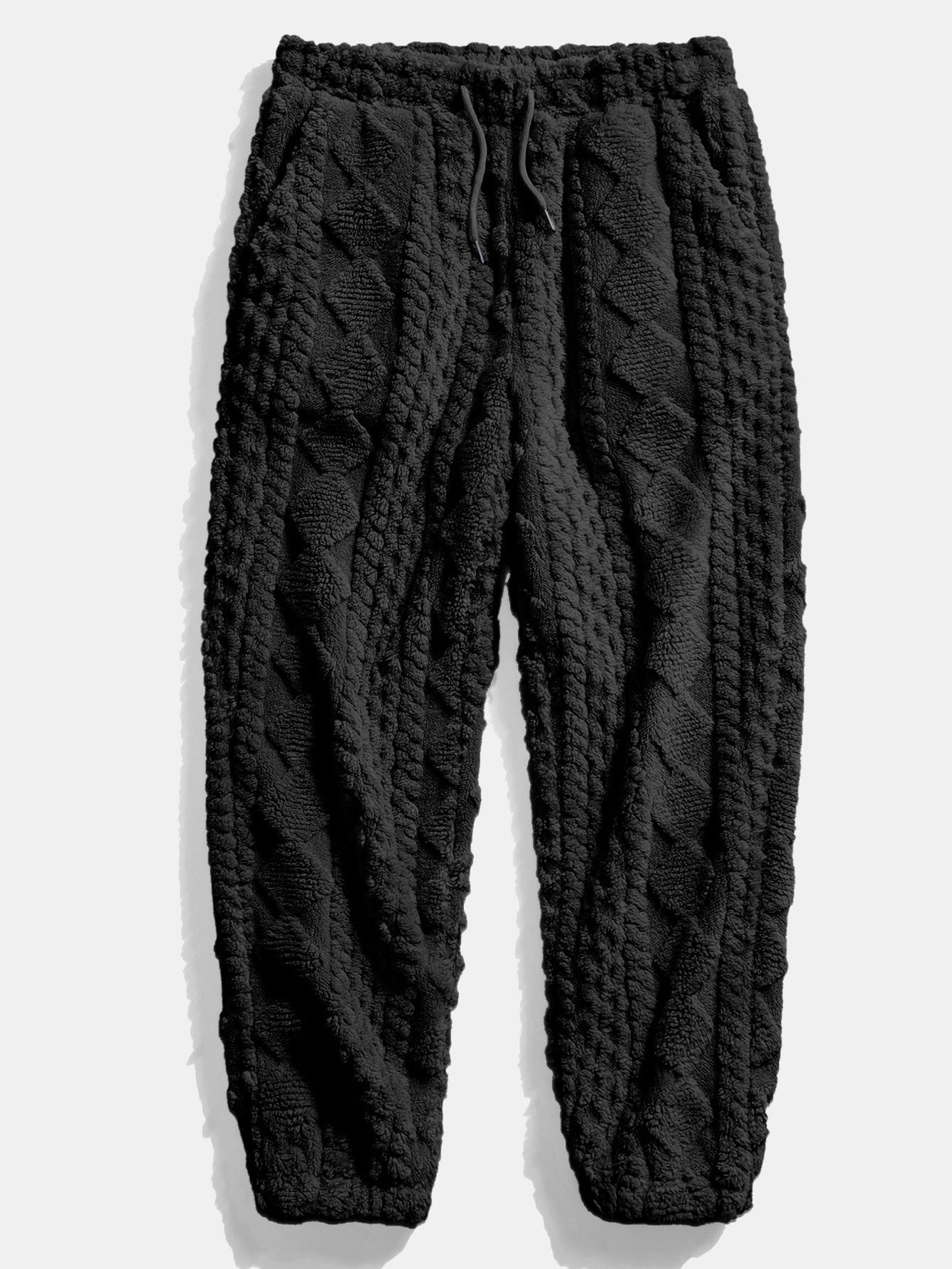 Sweat à capuche et pantalon de jogging en jacquard géométrique
