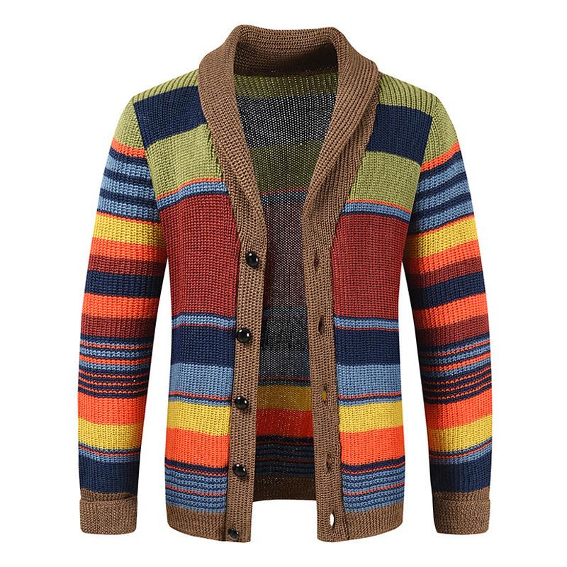 Ugo | Veste tricotée colorblock pour hommes