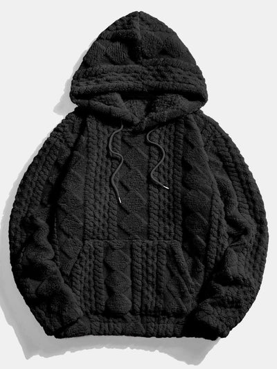Sweat à capuche et pantalon de jogging en jacquard géométrique