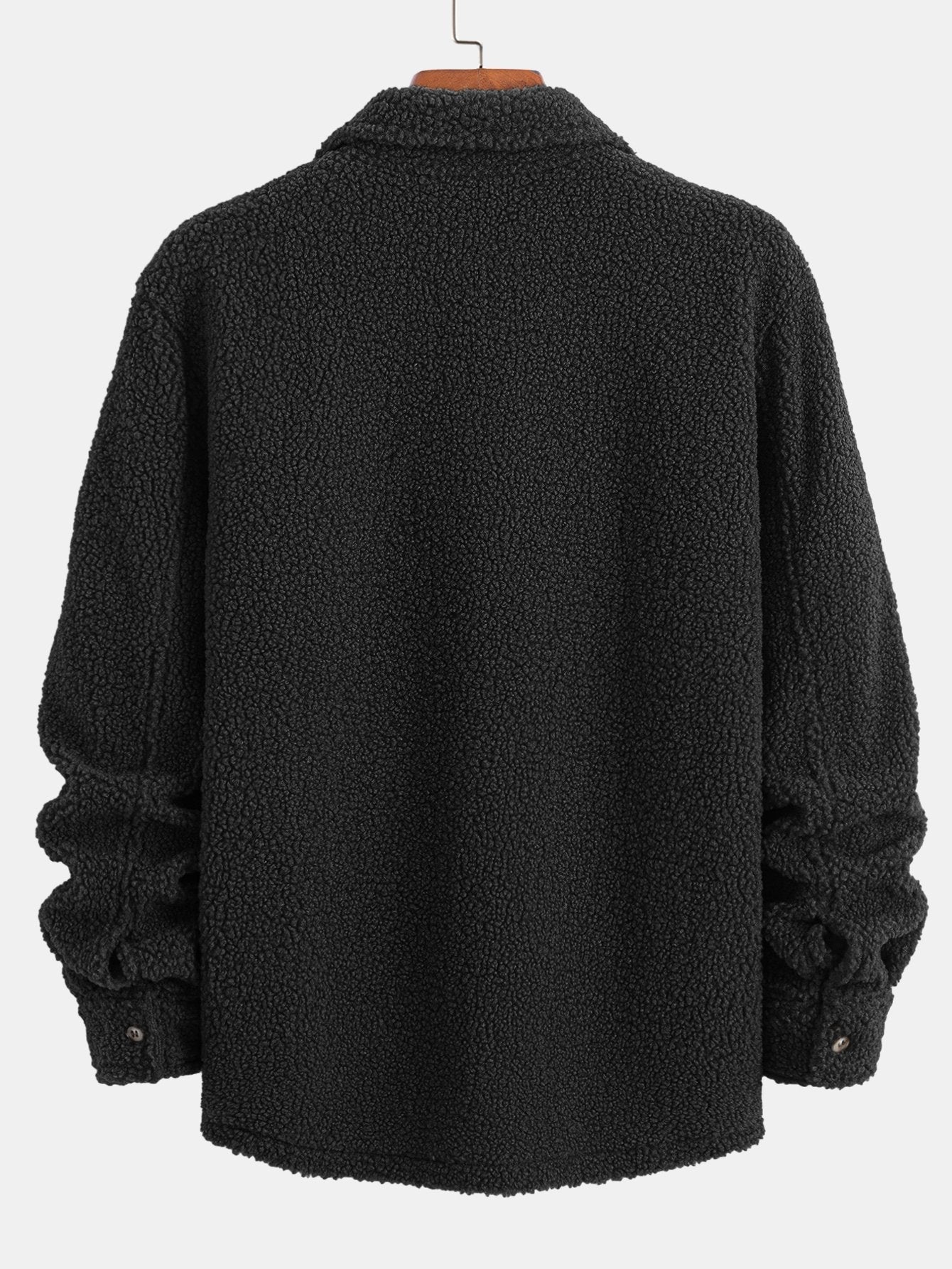 Chemise boutonnée en polaire Teddy