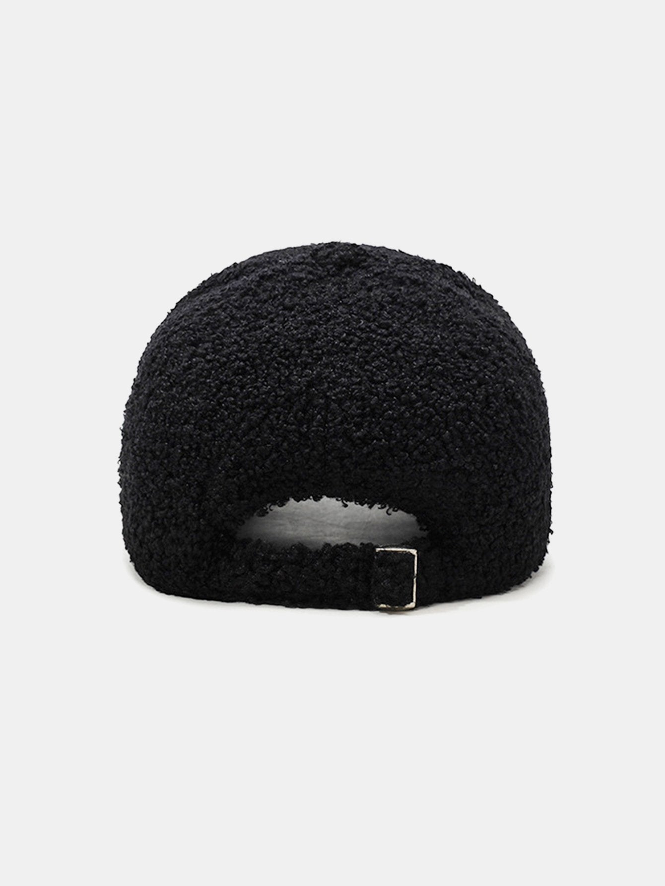 Casquette de baseball en peluche avec broderie cœur