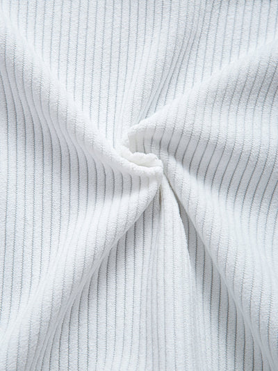 Chemise en velours côtelé à blocs de couleurs avec poches