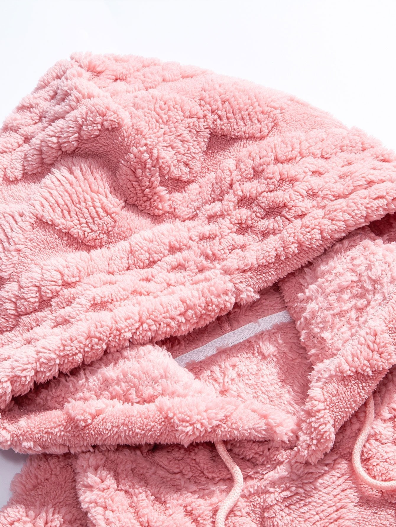 Sweat à capuche en jacquard géométrique Teddy