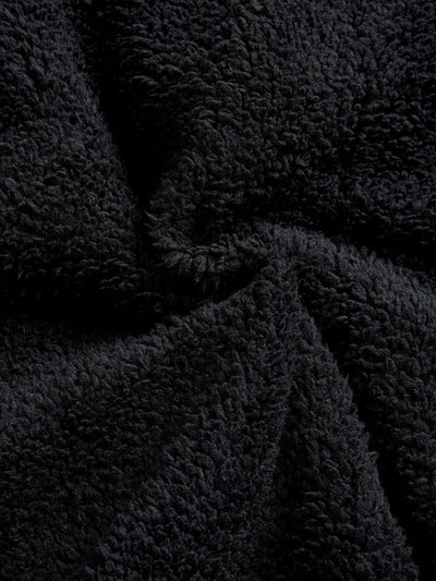 Sweat à capuche en flanelle doublé polaire Teddy