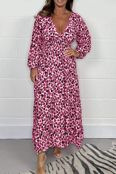 Chloé - Robe Midi Smockée Pour Une Élégance