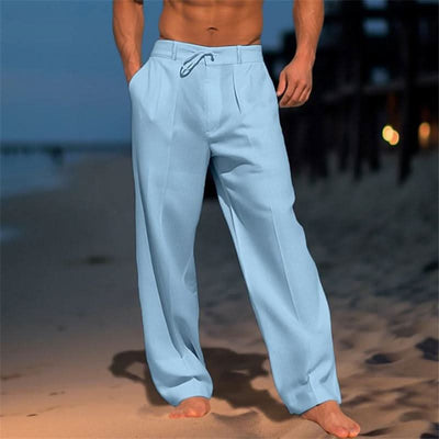 Morgane™ - pantalon en lin uni