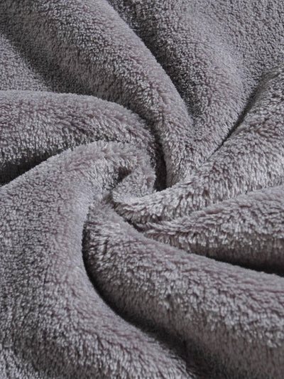 Sweat à capuche en polaire Teddy coupe décontractée avec oreilles