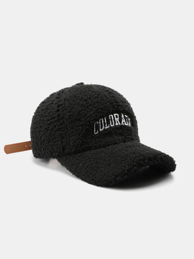Casquette de baseball en peluche brodée Colorado
