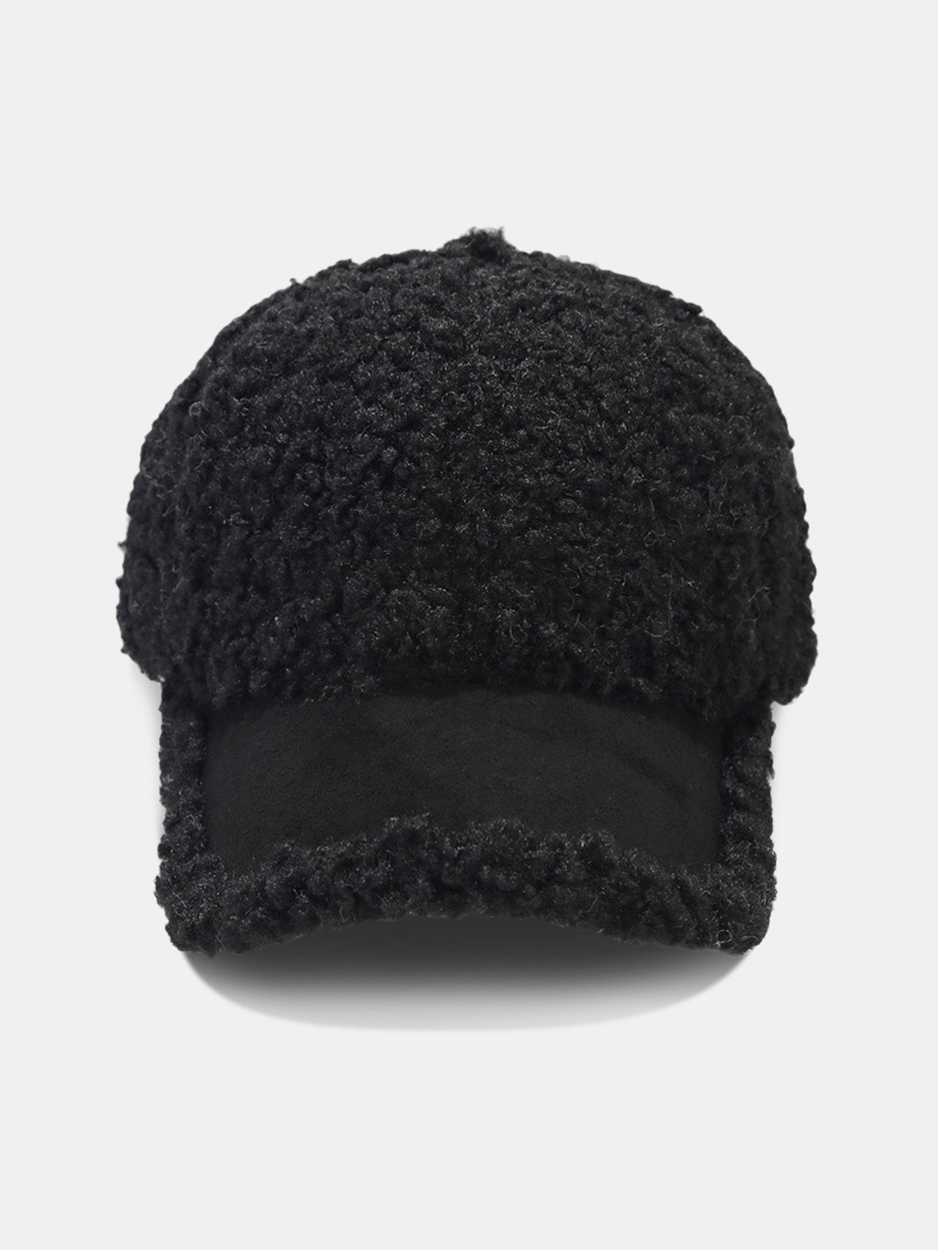 Casquette de baseball en peluche de couleur unie