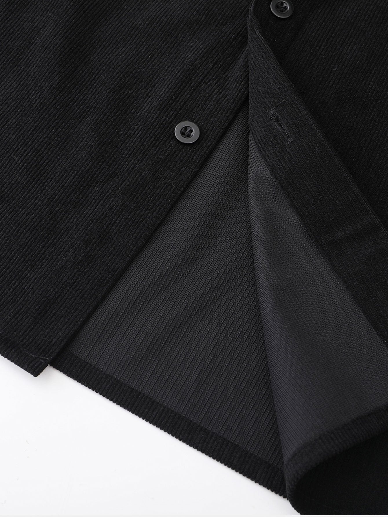 Chemise à carreaux en velours côtelé
