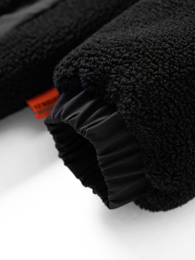 Veste zippée en polaire matelassée doublée