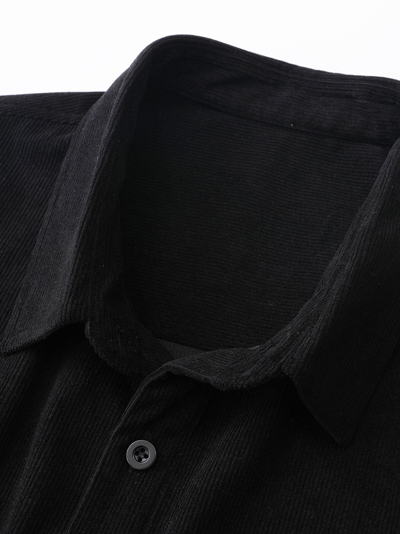 Chemise à carreaux en velours côtelé