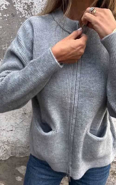 Morgane| Everly veste zippée en coton