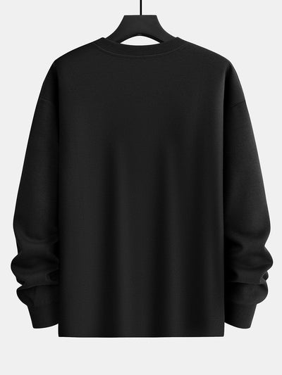 Sweat-shirt décontracté à imprimé Adam