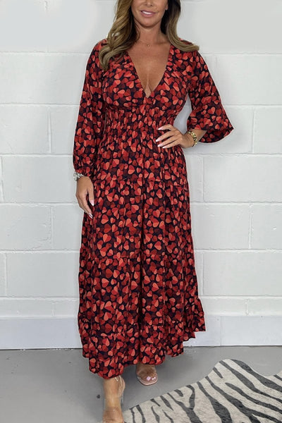 Chloé - Robe Midi Smockée Pour Une Élégance