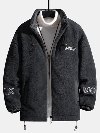 Veste zippée en polaire matelassée doublée