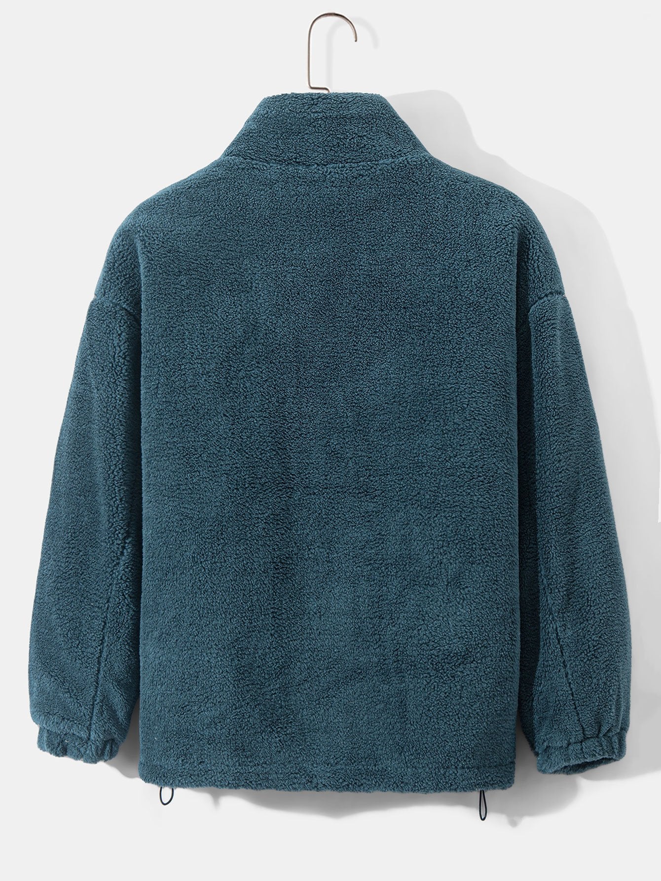 Manteau en peluche doublé matelassé