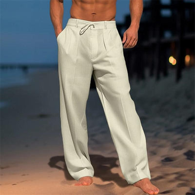 Nathan™ - Pantalons en Lin Uni