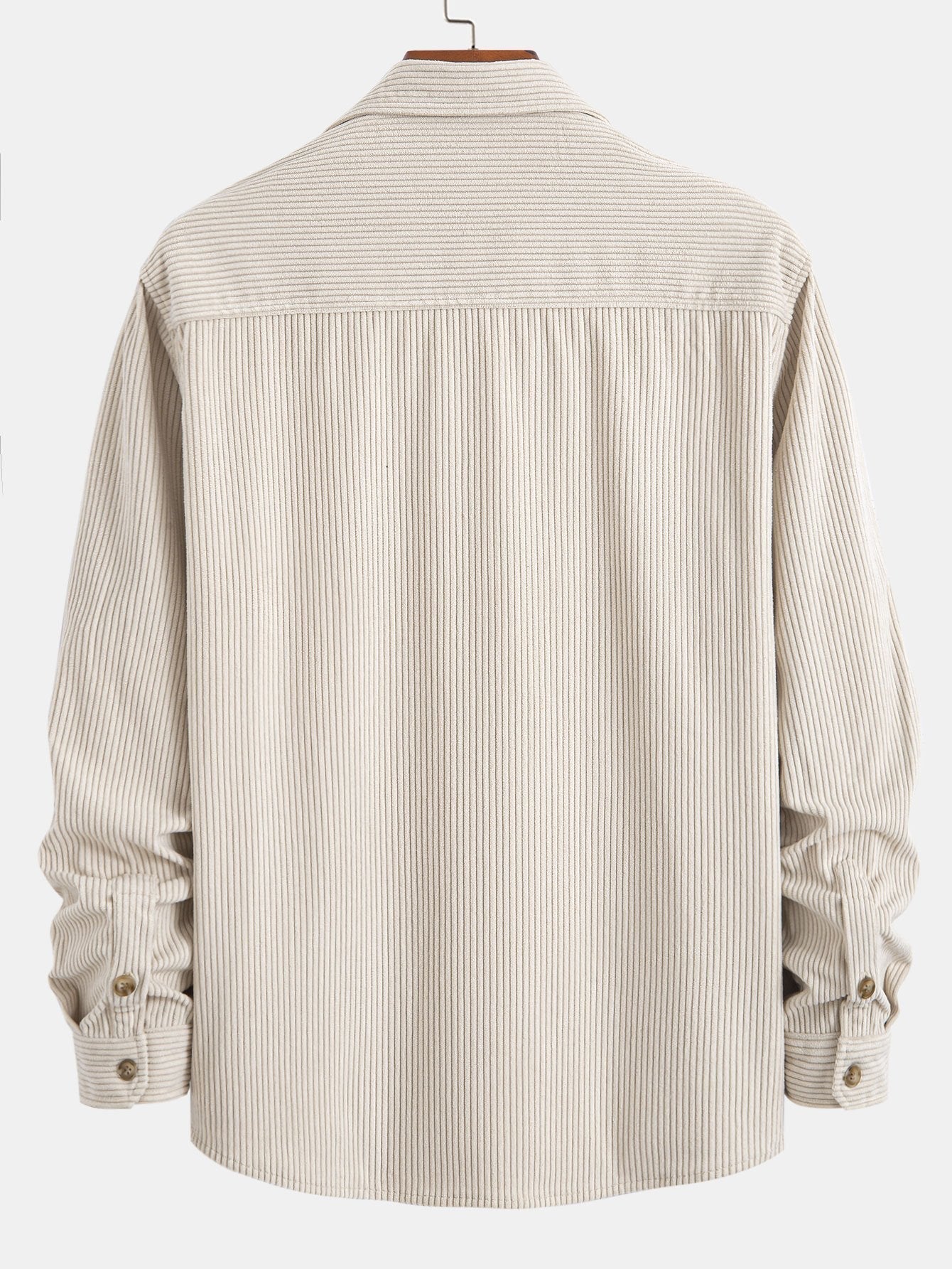 Chemise en velours côtelé à double poche