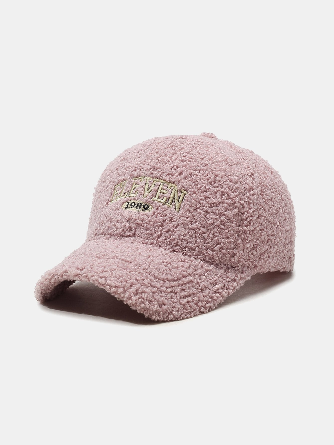 Casquette de baseball en peluche chaude brodée Eleven