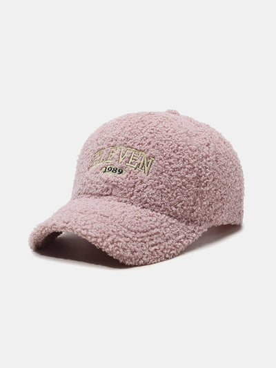 Casquette de baseball en peluche chaude brodée Eleven