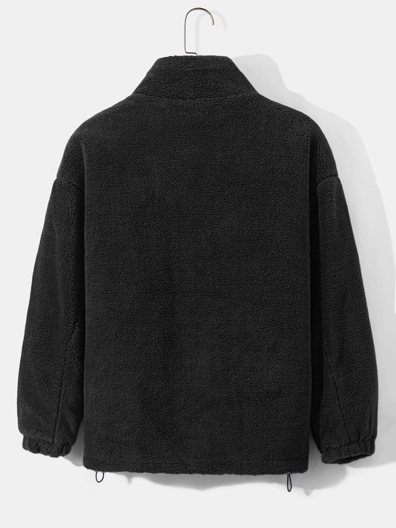 Manteau en peluche doublé matelassé