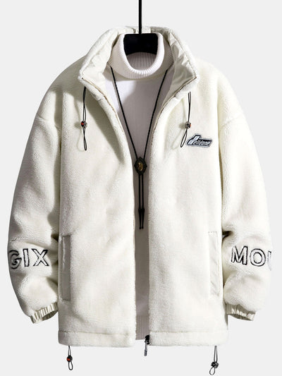 Veste zippée en polaire matelassée doublée