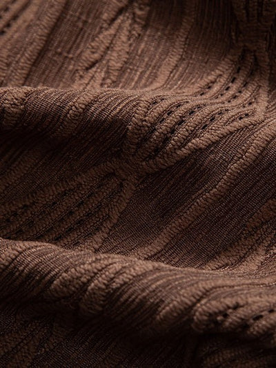 Chemise jacquard cubaine et pantalon en lin