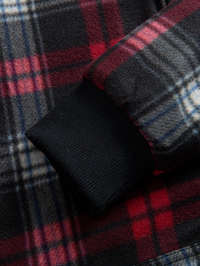 Sweat à capuche en flanelle doublé polaire Teddy