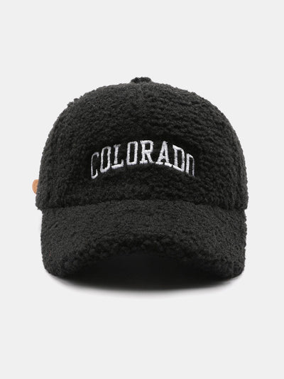 Casquette de baseball en peluche brodée Colorado