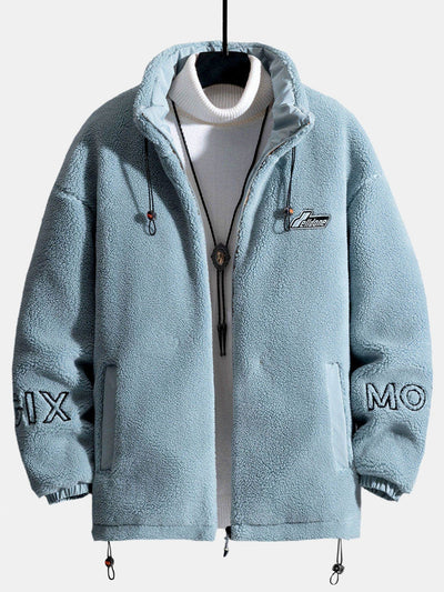 Veste zippée en polaire matelassée doublée
