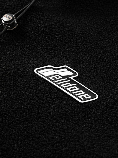 Veste zippée en polaire matelassée doublée
