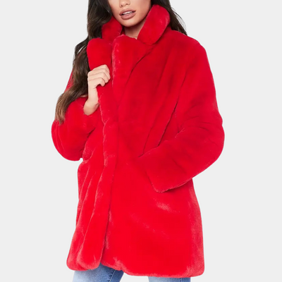 PEGGY - Manteau en Peluche pour Femmes