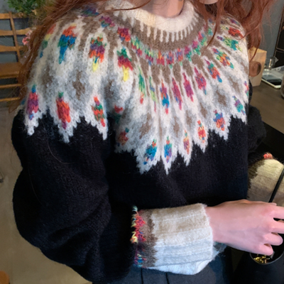 JADIRA - Pull vintage classique pour femme